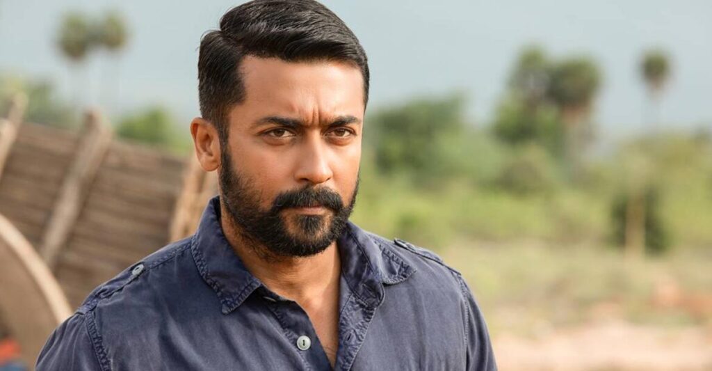 Saravanan Sivakumar (born 23 July 1975), known by his stage name Suriya, is an Indian actor and film producer. He primarily works in Tamil cinema where he is one of the highest paid actors.[